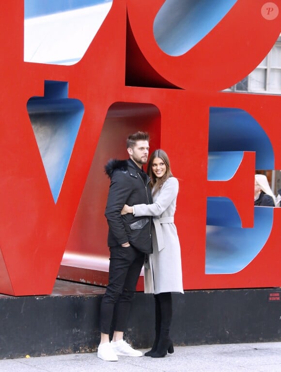 Exclusif - Iris Mittenaere (Miss Univers) et son compagnon Matthieu ont passé la Saint-Valentin ensemble, le 14 février dernier, à New York.