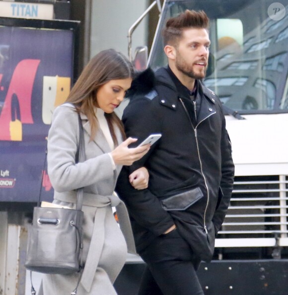 Exclusif - Iris Mittenaere (Miss Univers) et son compagnon Matthieu ont passé la Saint-Valentin ensemble, le 14 février dernier, à New York.