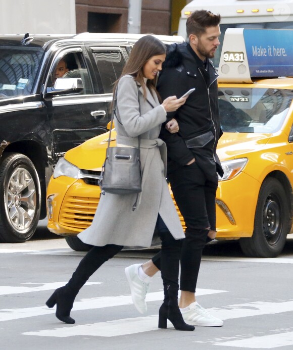 Exclusif - Iris Mittenaere (Miss Univers) et son compagnon Matthieu ont passé la Saint-Valentin ensemble, le 14 février dernier, à New York.