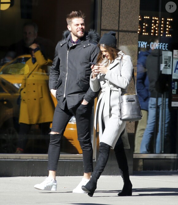 Exclusif - Iris Mittenaere (Miss Univers) et son compagnon Matthieu ont passé la Saint-Valentin ensemble, le 14 février dernier, à New York.