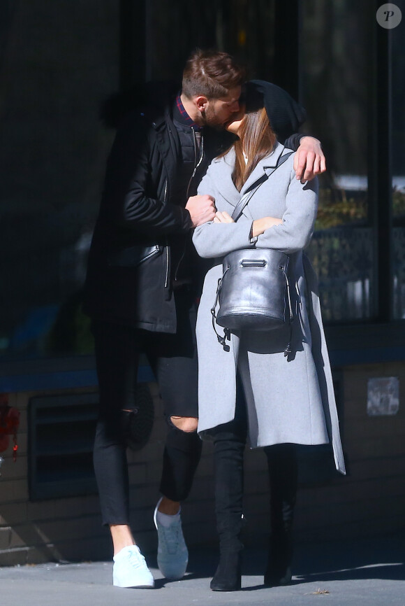 Exclusif - Iris Mittenaere (Miss Univers) et son compagnon Matthieu ont passé la Saint-Valentin ensemble, le 14 février dernier, à New York.