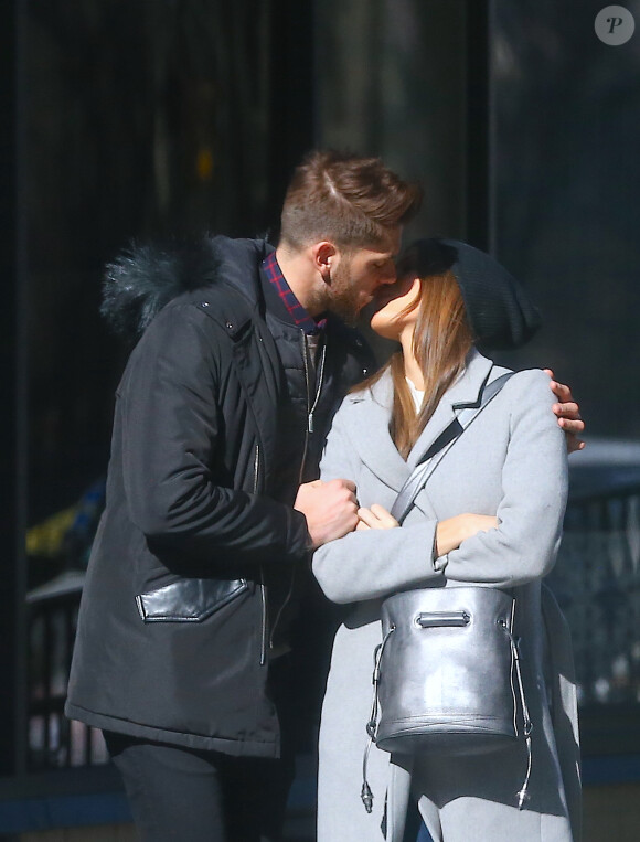 Exclusif - Iris Mittenaere (Miss Univers) et son compagnon Matthieu ont passé la Saint-Valentin ensemble, le 14 février dernier, à New York.