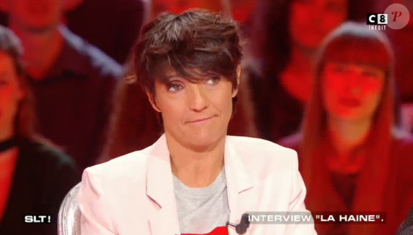 Florence Foresti dans "Salut les Terriens !" sur C8. Le 4 mars 2017.