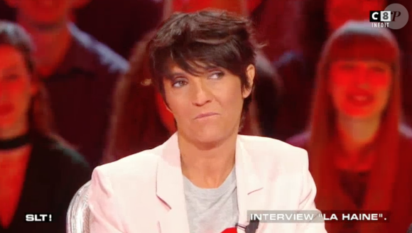 Florence Foresti dans "Salut les Terriens !" sur C8. Le 4 mars 2017.