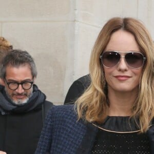 Vanessa Paradis au défilé de mode prêt-à-porter automne-hiver 2017/2018 "Chanel" au Grand Palais à Paris. Le 7 mars 2017 © CVS-Veeren / Bestimage