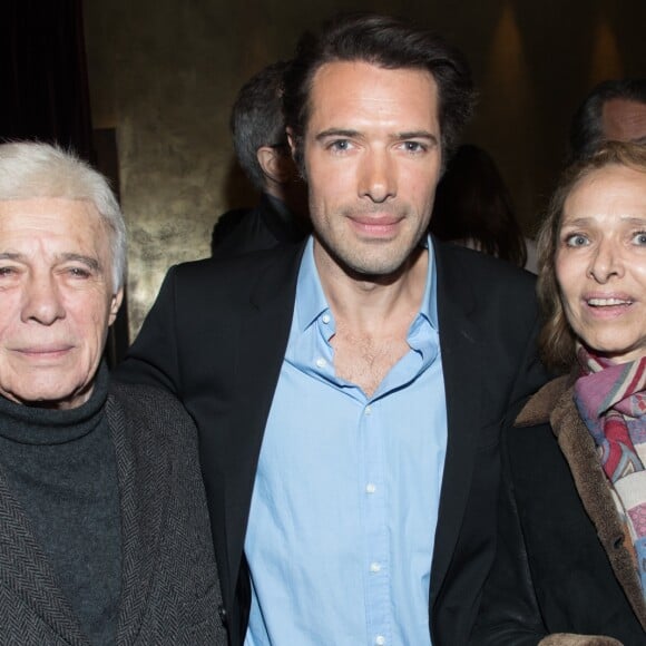 Nicolas Bedos avec ses parents, Guy Bedos et Joelle Bercot lors de l'avant-première du film "Monsieur & Madame Andelman" au cinéma Elysées Biarritz à Paris, France, le 6 mars 2017. © Cyril Moreau/Bestimage