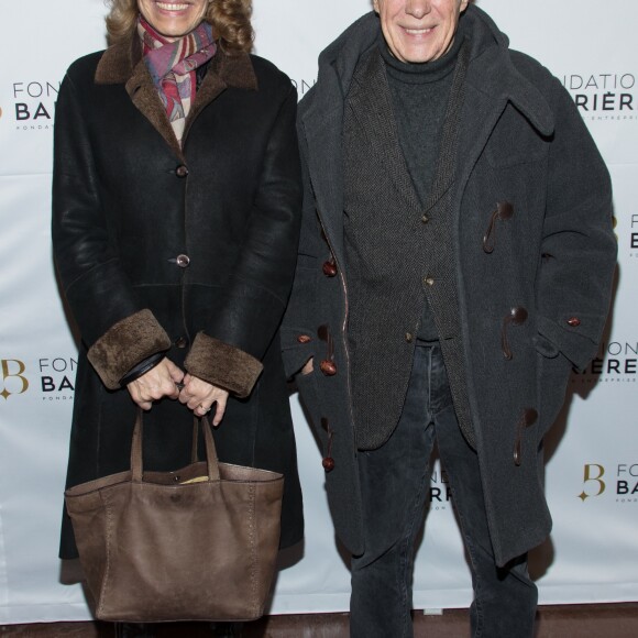 Guy Bedos et sa femme Joëlle lors de l'avant-première du film "Monsieur & Madame Andelman" au cinéma Elysées Biarritz à Paris, France, le 6 mars 2017. © Cyril Moreau/Bestimage