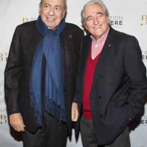 Pierre Bénichou et Jean-Loup Dabadie lors de l'avant-première du film "Monsieur & Madame Andelman" au cinéma Elysées Biarritz à Paris, France, le 6 mars 2017. © Cyril Moreau/Bestimage