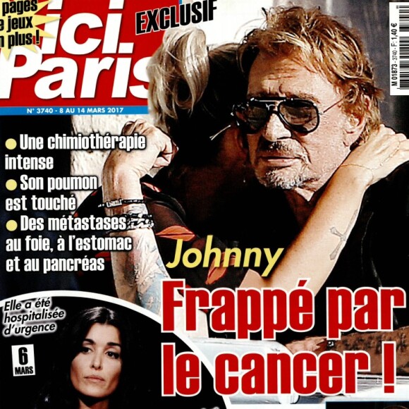 Couverture du magazine "Ici Paris" en kiosques le 8 mars 2017
