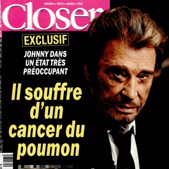 Couverture du magazine "Closer" en kiosques le 8 mars 2017