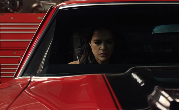 Michelle Rodriguez dans Fast & Furious 8, en salles le 12 avril 2017.