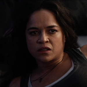 Michelle Rodriguez, alias Letty, dans Fast & Furious 8, en salles le 12 avril 2017.