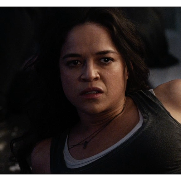 Michelle Rodriguez, alias Letty, dans Fast & Furious 8, en salles le 12 avril 2017.