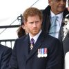 Le prince Harry lors de l'inauguration d'un monument à la mémoire des soldats britanniques tombés en Irak et en Afghanistan à Londres le 9 mars 2017.