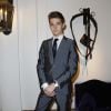 Exclusif - Léonard Trierweiler au défilé de mode de William Arlotti à l'hôtel Lancaster. La collection présentée est une interprétation du millésime 2016 (cru classé) de la cuvée Organdi du Domaine de La Croix. Paris, France, le 13 mars 2017. © Marc Ausset-Lacroix/Bestimage