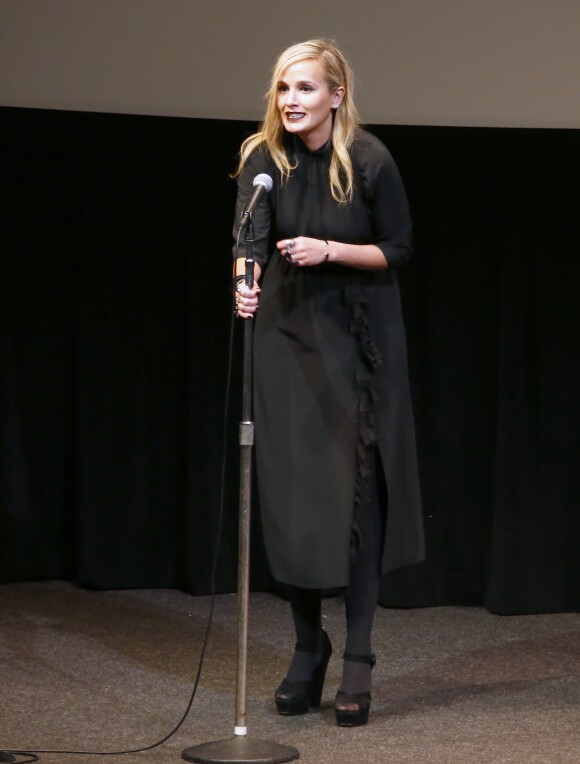 Julia Ducournau - Première du film "Grave" (Raw) lors du Festival "Rendez-vous with French cinema" au Walter Reade Theater à New York le 7 mars 2017.