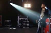 Pharrell Williams pour la campagne "Gabrielle" de Chanel. Mars 2017.