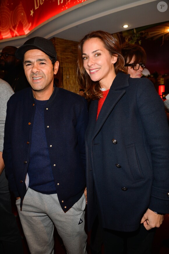 Jamel Debbouze et sa femme Mélissa Theuriau - Avant première du film "Demain tout commence" au Grand Rex à Paris le 28 novembre 2016.