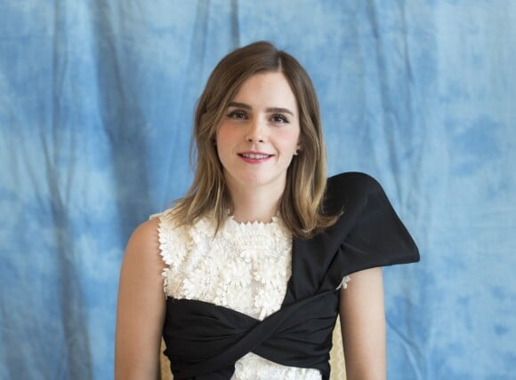 Emma Watson en conférence de presse pour le film "La belle et la bête" à Los Angeles le 6 mars 2017.