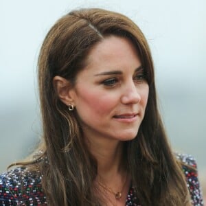 Le prince William et Kate Middleton sur le parvis des droits de l'homme au Trocadéro à Paris le 18 mars 2017.