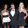 Virginie Silla; Luc Besson; Shana Besson à Cannes en 2011.