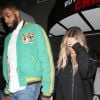 Tristan Thompson et Khloe Kardashian à la sortie du restaurant Ruth's Chris steak house. Le 18 mars 2017 à Los Angeles 