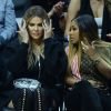Khloe Kardashian et sa meilleure amie Malika Haqq regardent jouer Tristan Thompson contre les Clippers de Los Angeles, le 18 mars 2017