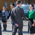  La princesse Sofia et le prince Carl Philip de Suède ont inauguré ensemble un centre de loisirs pour les jeunes défavorisés à Husby, dans la banlieue de Stockholm, le 17 mars 2017. 