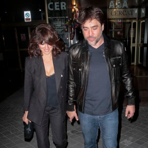 Penélope Cruz et son mari Javier Bardem à Madrid le 14 mars 2017.