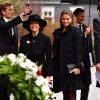 La reine Silvia de Suède et la princesse Madeleine - Obsèques du prince Richard de Sayn-Wittgenstein-Berleburg à Bad Berleburg en Allemagne le 21 mars 2017. 21/03/2017 - Bad Berlebourg