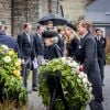 Le roi Willem Alexander, la reine Maxima des Pays-Bas et la princesse Beatrix - Obsèques du prince Richard de Sayn-Wittgenstein-Berleburg à Bad Berleburg en Allemagne le 21 mars 2017. 21/03/2017 - Bad Berlebourg