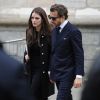 Bee Shaffer (fille d'Anna Wintour) et son compagnon Francesco Carrozzini (fils de Franca Sozzani) à Milan, le 27 février 2017.