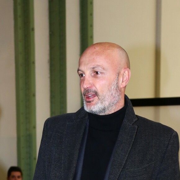 Frank Leboeuf à la Soirée Diamond Night by Divinescence pendant le Paris Art Fair au Grand Palais à Paris, le 26 mars 2015.