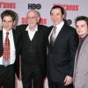 Michael Imperioli, Dominic Chianese, Frederico Castelluccio et Robert Iler en mars 2007 pour la présentation à New York de la dernière saisons de la série Les Soprano.