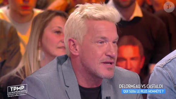 Benjamin Castaldi s'en prend violemment à Cauet et Stéphane Guillon dans "Castaldi vs Delormeau : Qui sera le meilleur animateur ?". C8, le 23 mars 2017.