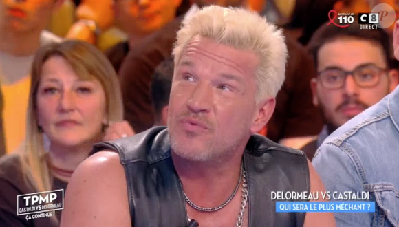 Benjamin Castaldi s'en prend violemment à Cauet et Stéphane Guillon dans "Castaldi vs Delormeau : Qui sera le meilleur animateur ?". C8, le 23 mars 2017.