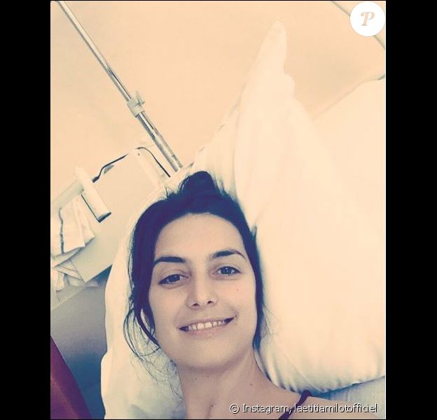 Laetitia Milot à l'hôpital, lundi 20 mars 2017, Instagram