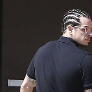 Casper Smart aux obsèques d'Avery Anderson (fils du cousin de Kanye, Ricky Anderson) décédé à l'age de 17 mois, à Los Angeles le 24 mars 2017.