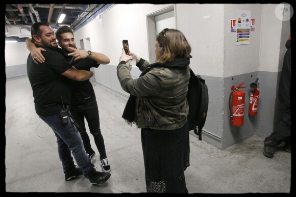 Exclusif - Kendji Girac dans les backstage de son dernier concert de la tournée "Ensemble" à l'AccorHotels Arena (POPB Bercy) à Paris, le 10 mars 2017.