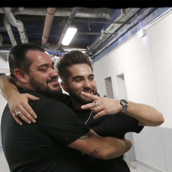 Exclusif - Kendji Girac dans les backstage de son dernier concert de la tournée "Ensemble" à l'AccorHotels Arena (POPB Bercy) à Paris, le 10 mars 2017.