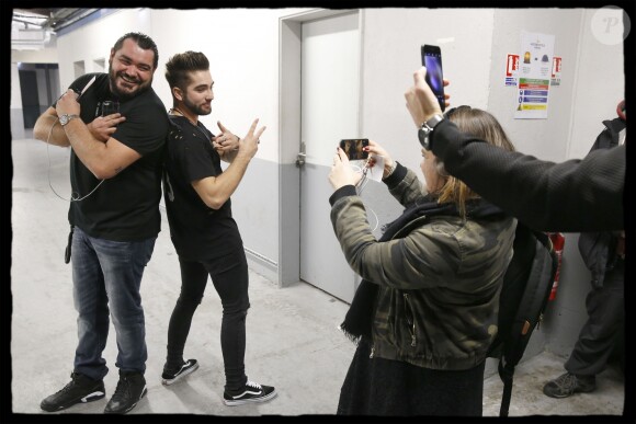Exclusif - Kendji Girac dans les backstage de son dernier concert de la tournée "Ensemble" à l'AccorHotels Arena (POPB Bercy) à Paris, le 10 mars 2017.