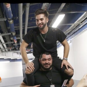 Exclusif - Kendji Girac dans les backstage de son dernier concert de la tournée "Ensemble" à l'AccorHotels Arena (POPB Bercy) à Paris, le 10 mars 2017.