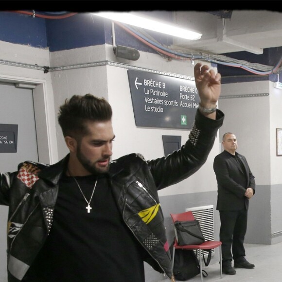 Exclusif - Kendji Girac dans les backstage de son dernier concert de la tournée "Ensemble" à l'AccorHotels Arena (POPB Bercy) à Paris, le 10 mars 2017.