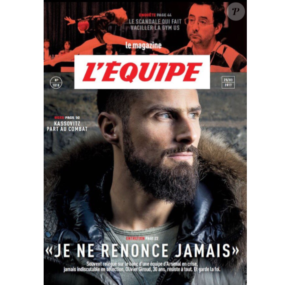 Le magazine L'Equipe du 25 mars 2017