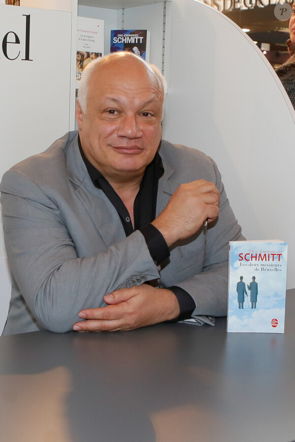 Eric-Emmanuel Schmitt - 35ème salon du livre au parc des Expositions à la Porte de Versailles à Paris, le 20 mars 2015.