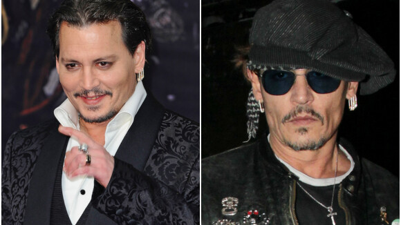 Johnny Depp : Joues émaciées et traits tirés, l'acteur a perdu beaucoup de poids