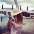 Brooke Burke en vacances aux Antilles - Photo publiée sur Instagram le 29 mars 2017