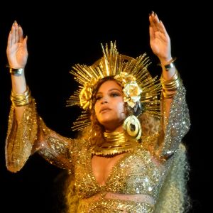 Beyonce lors des Grammy Awards au Staples Center, Los Angeles, le 12 février 2017.