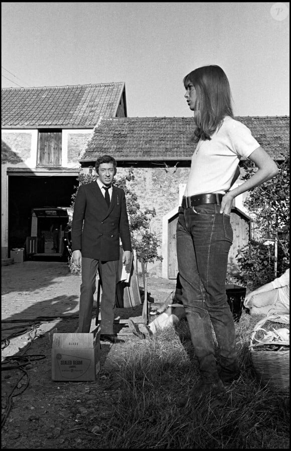Jane Birkin et Serge Gainsbourg se sont connus sur le tournage du film Slogan de Pierre Grimblat, photo d'archives.
