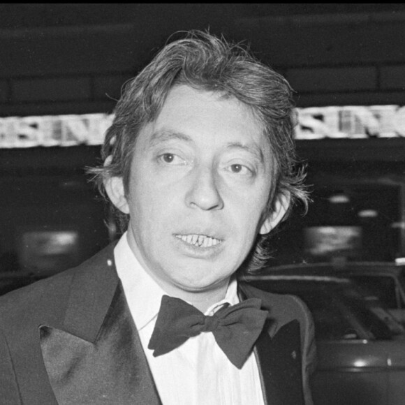 Serge Gainsbourg et Jane Birkin lors d'une soirée à Paris, photo d'archives.